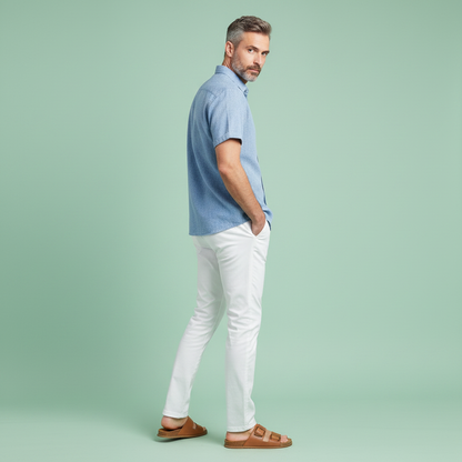 Men's Casual Summer Shirt | Stylish Loose-Fit Tee