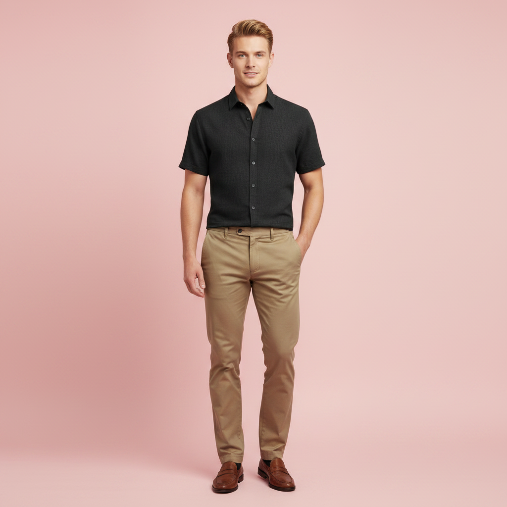 Men's Casual Summer Shirt | Stylish Loose-Fit Tee