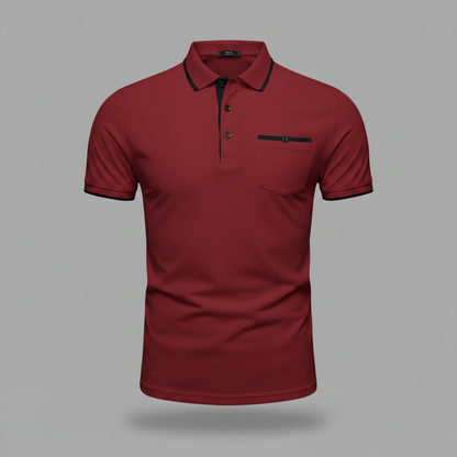 Elegant Men's Polo Shirt | Classic Fit Casual Wear