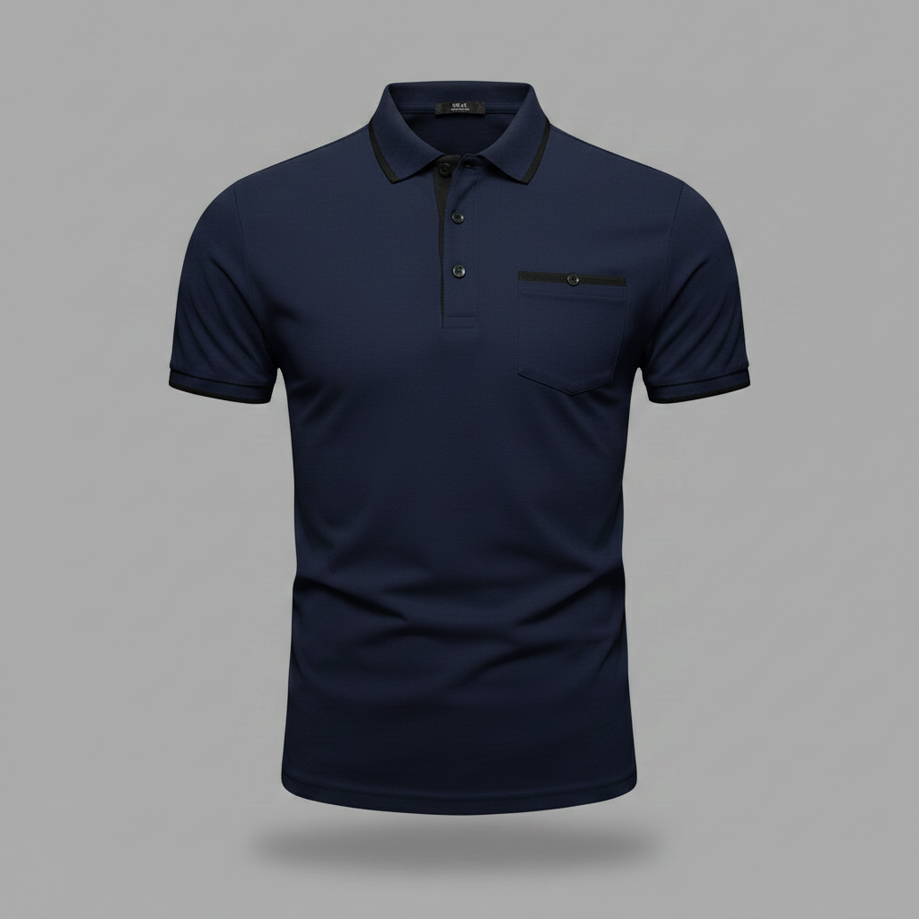 Elegant Men's Polo Shirt | Classic Fit Casual Wear