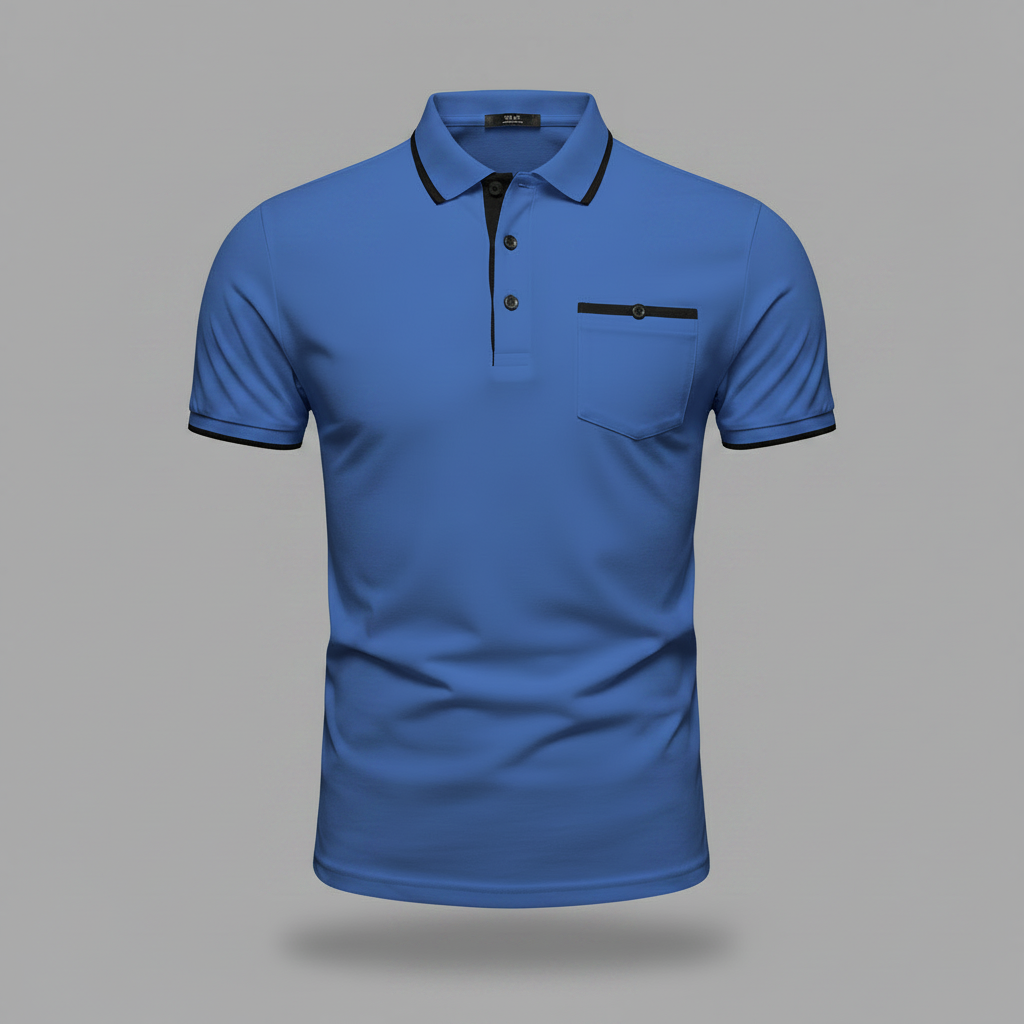 Elegant Men's Polo Shirt | Classic Fit Casual Wear
